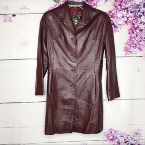 Vera Pelle | Leather Long Coat